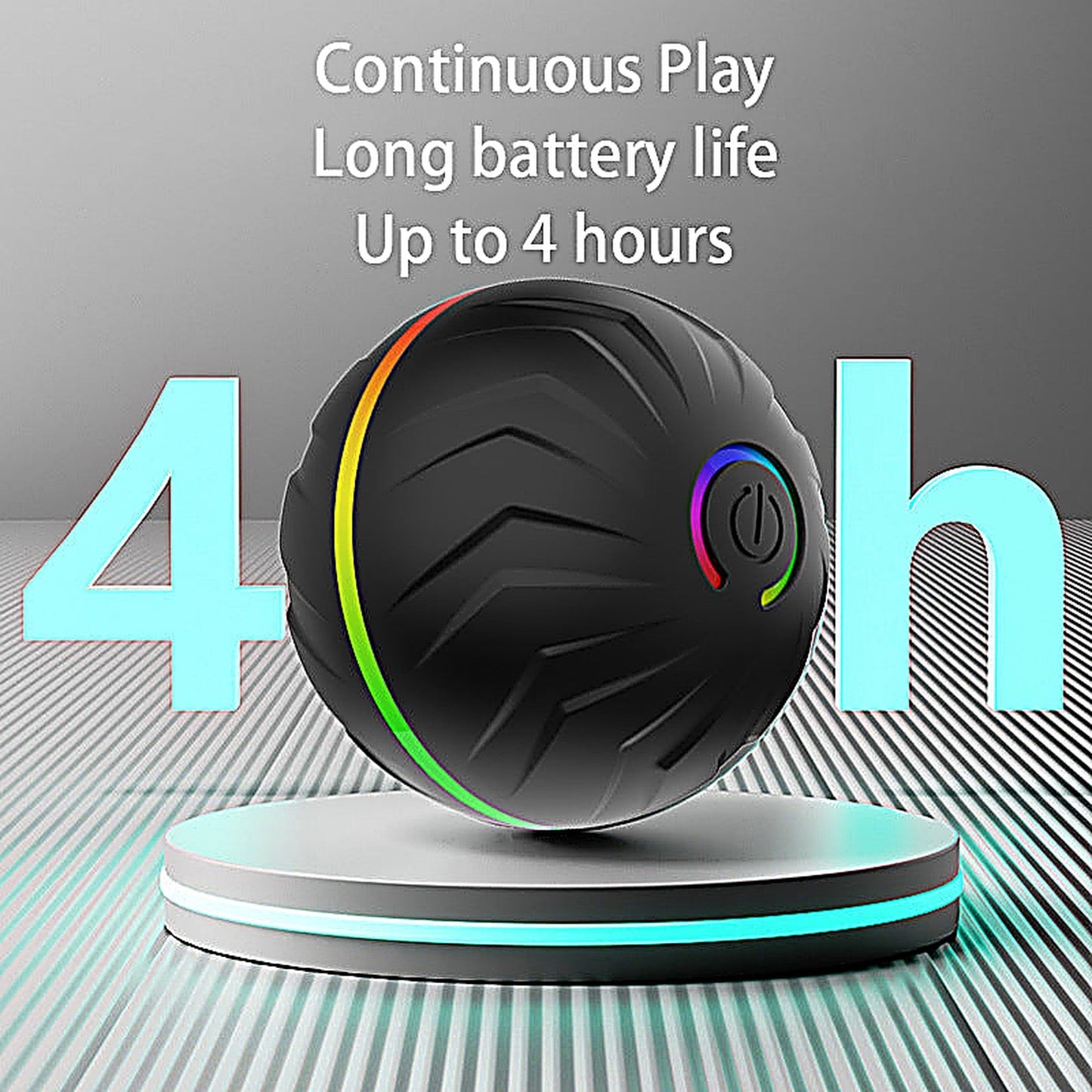 Intelligent Gravity Bouncing LED Ball Interactive Dog Toy