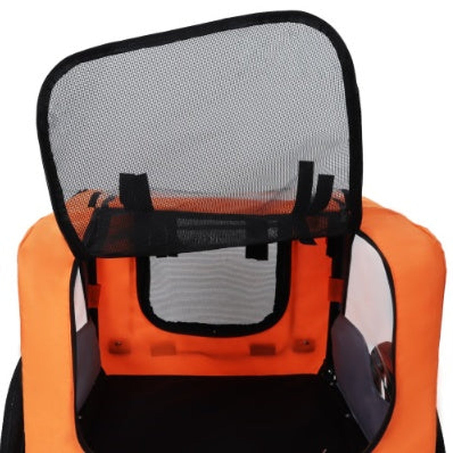 Heavy Duty Collapsible Dog Bike Trailer with 16" All Terrain Wheels