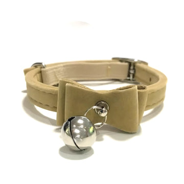 Adjustable Fabric Cat Collar with Bell - Multiple Colors