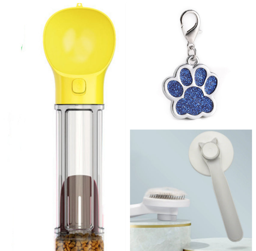 Pet multifunctional water cup Going with the dog