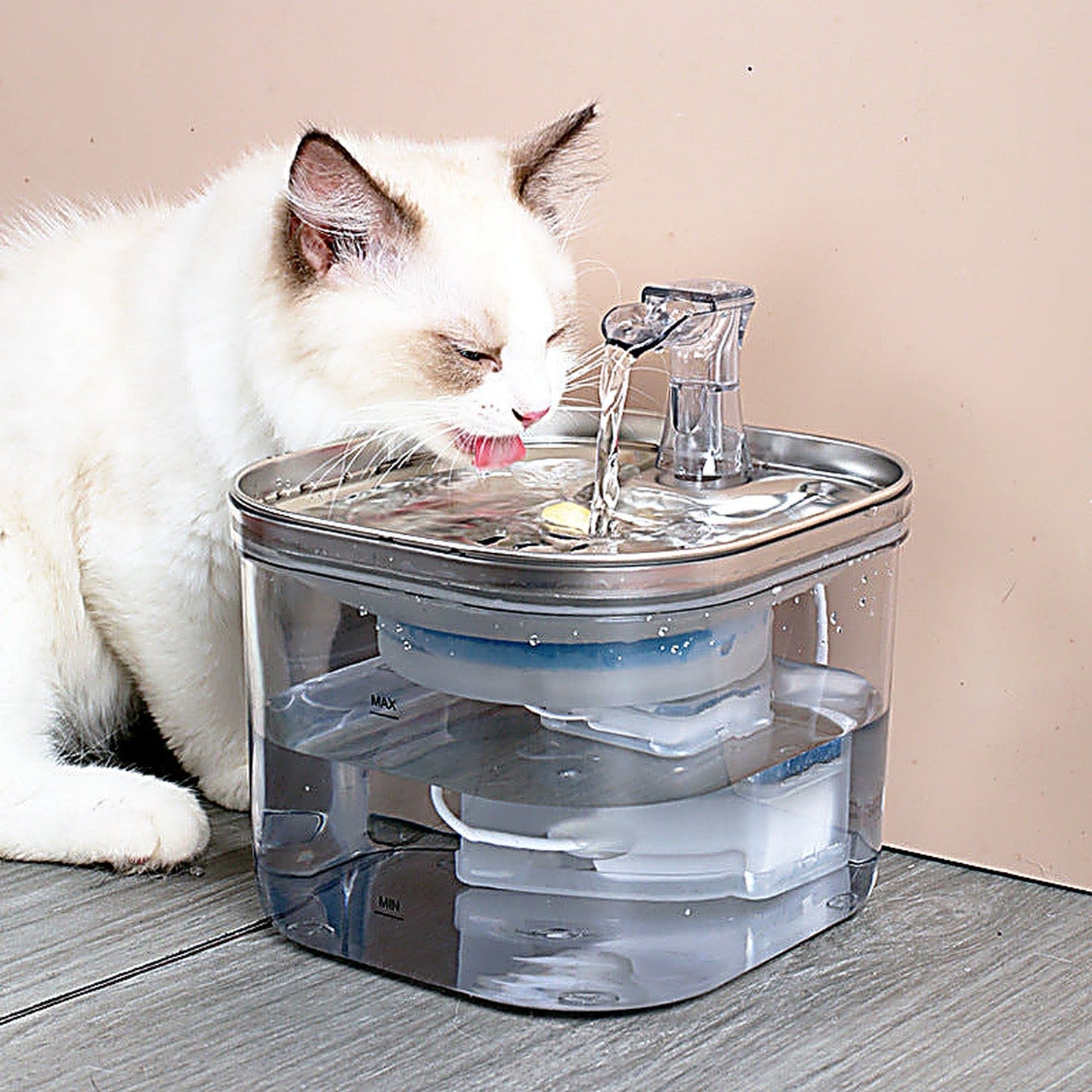 Stainless Steel Automatic Circulation Dog Water Fountain