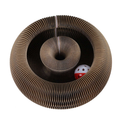 Pet Magnetic Folding Organ Toy Cat Scratch Board