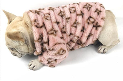 Dog Clothes Apring And Autumn Leopard Print Coat