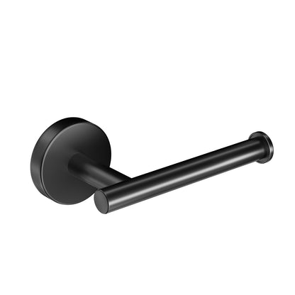 Toilet Paper Holder, Fits Mega Rolls Size, Premium Stainless Steel Rustproof Material, Wall Mounted with Screws, Toilet Roll Tissue Holder for Bathroom, Washroom, Kitchen, Matte Black