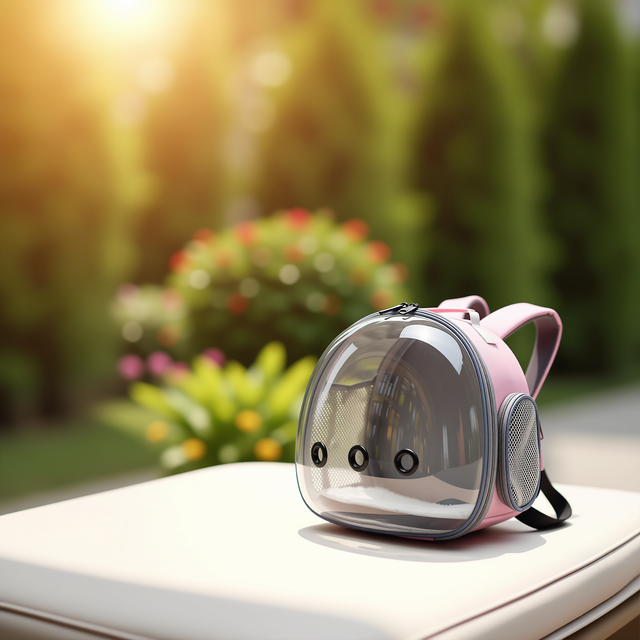 Transparent Plastic Dog Carrier Backpack