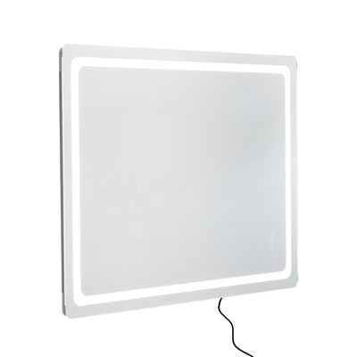 LED Bathroom Mirror, 36" x 48" LED Bathroom Vanity Mirror with Frontlit and Backlit, Anti-Fog Memory Mirror with Lights, Stepless 3 Colors Temperature Dimmable Bathroom Mirror, Wall Mounted