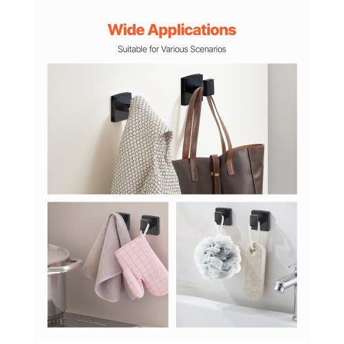 Matte Black Bathroom Hardware Set, 5 Pieces Bathroom Accessories Set, Stainless Steel 16 inch Towel Bar, Towel Rack, 2 Robe Towel Hooks, Toilet Paper Holder for Bath Room, Wall Mounted