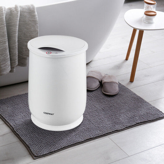 20L Bathroom Towel Warmer with Auto Shut-White - Color: White
