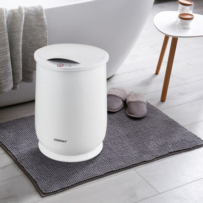 20L Bathroom Towel Warmer with Auto Shut-White - Color: White