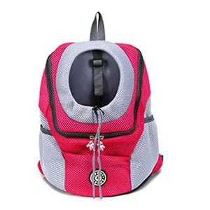 Pet Dog Carrier Bag Portable Travel Backpack Front Bag Outdoor Double Shoulder Mesh Backpack Head Carrying Bags For Cat