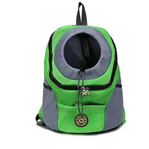 Pet Dog Carrier Bag Portable Travel Backpack Front Bag Outdoor Double Shoulder Mesh Backpack Head Carrying Bags For Cat