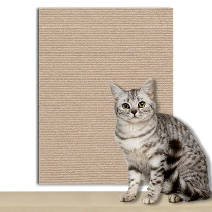 Wall Self-Adhesive Anti Cat Scratch Sofa DIY Cats Scratch Protection Paws Sharpen Trimmable Carpet Cats Scratch Board ﻿