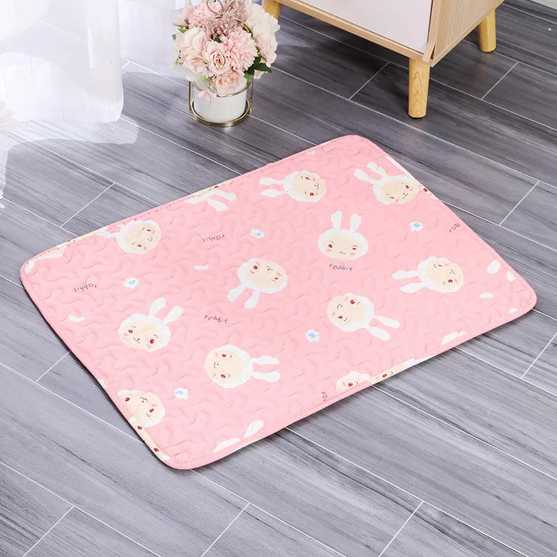 Washable Pet Pee Pad Pet Diaper Mat Reusable Mats for Dogs Dog Bed Urine Washable Dog Training Pad Four Seasons Pet Mat Urine