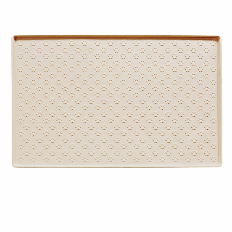Pet Placemat Cat Dog Drinking Feeding Placemat Feeder Mats Cat Feed Mat Dog Food bowl Mat Silicone Waterproof Pet Bowl Pad