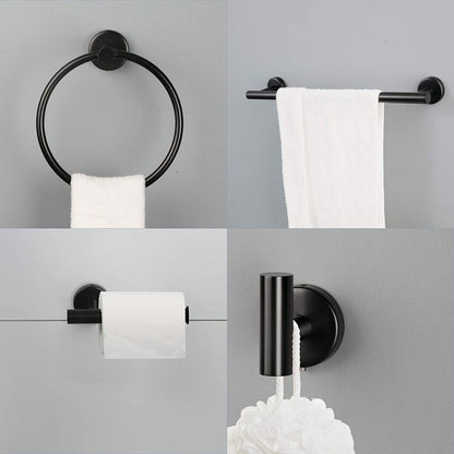6 ??????????????? 6 Piece Stainless Steel Bathroom Towel Rack Set Wall Mount