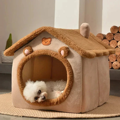 winterFolding houses for small and medium sized dogs and cats, mattresses, pet products, puppy baskets, winter kennels