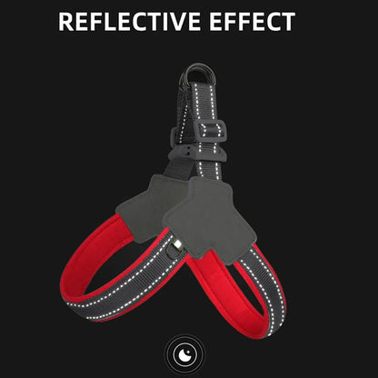 Pet Harness Reflective Outdoor Puppy Chest Strap With D-Ring For Small Dogs Cats Breathable Adjustable Vest Bulldog Supplies