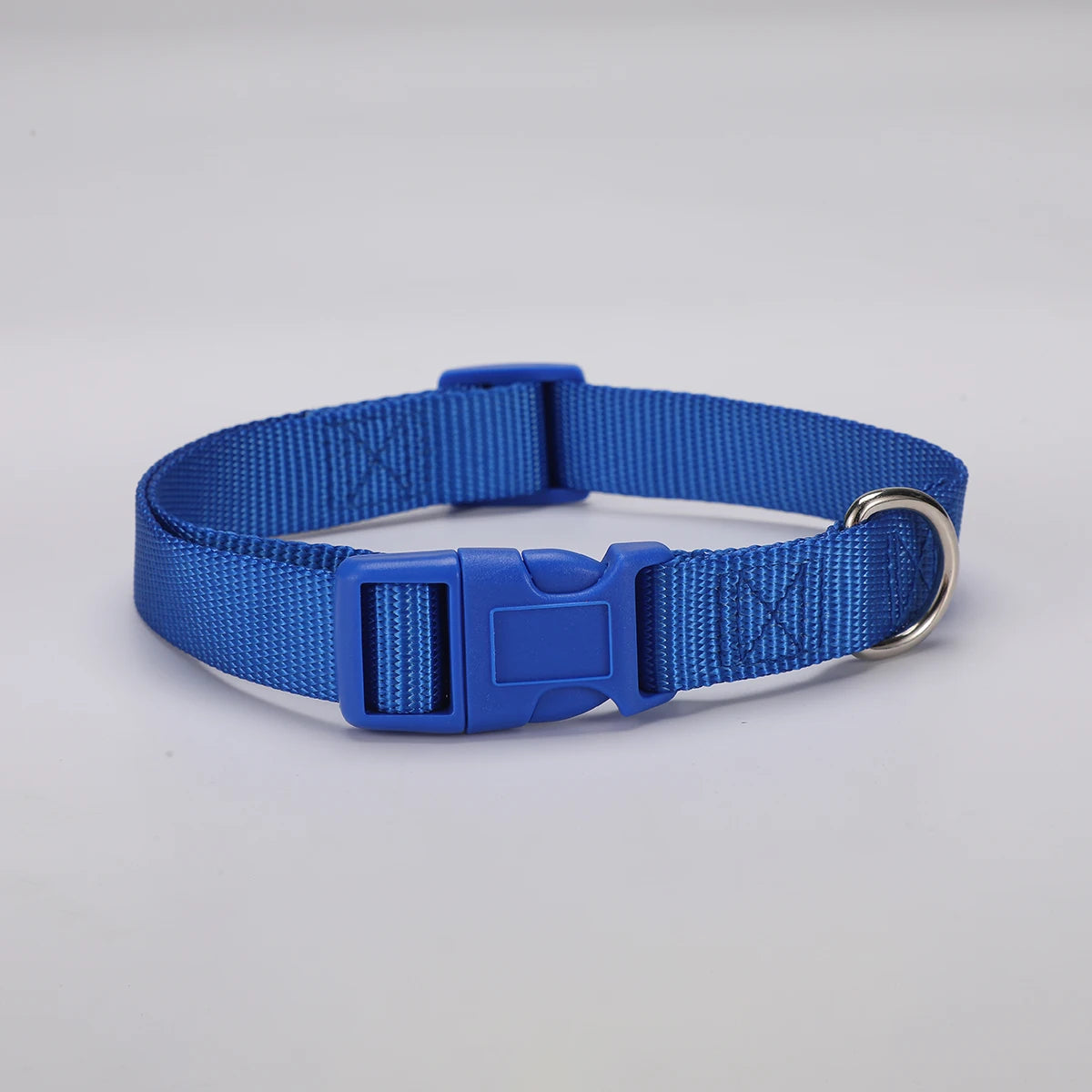 Adjustable Nylon Dog Collar Durable Basic Dog Collar for Small Large Dogs French Bulldog Safety Walking Training Pet Supplies