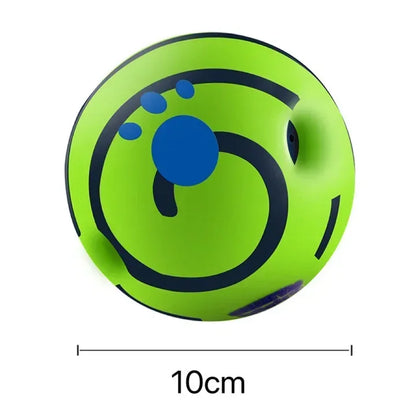 Pet Dog Toy Ball Wobble Wag Giggle Sound-Emitting Glow Ball Interactive Dog Toy Funny Indoor or Outdoor Play Agility Training