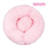 Super Soft Pet Cat Bed Plush Full Size Washable Calm Bed Donut Bed Comfortable Sleeping Artifact Suitable For Winter