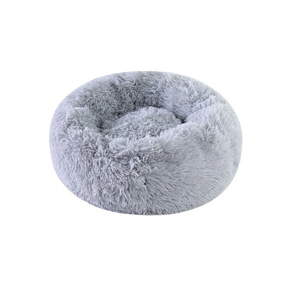 Winter Thicken Pet Nest Plush Warm Pet Nest for Samll Dogs Cats Round Cat Nest Dog Bed Kitten Puppy House Pet Supplies 40CM