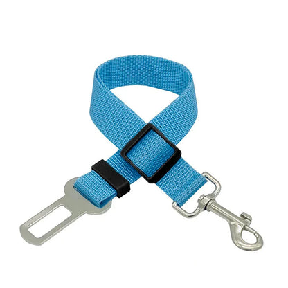 New Dog Car Belt Cat Car Seat Belt Pet Seat Vehicle Dog Harness Lead Clip Safety Lever Traction Dog Collars GXQ05
