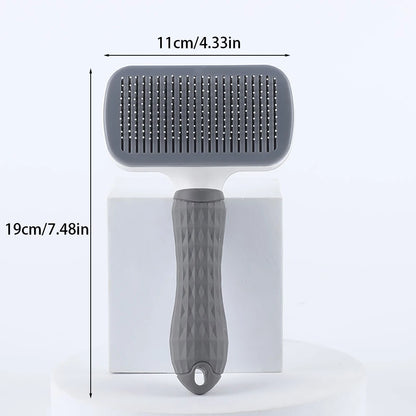 Pet Dog Brush Cat Comb Self Cleaning Pet Hair Remover Brush For Dogs Cats Grooming Tools Pets Dematting Comb Dogs Accessories