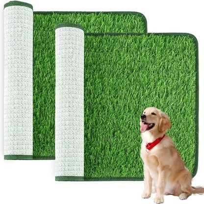 Artificial Grass Dog Potty Pad - Easy to Clean, Odor Resistant,Indoor/Outdoor Pet Training Solution