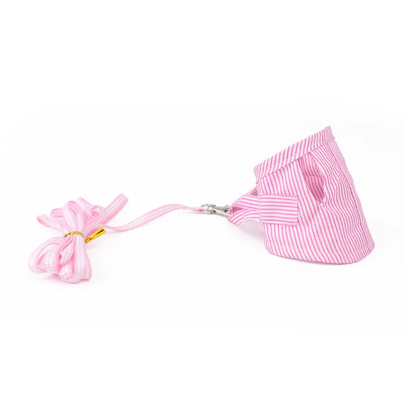 Guinea Pig Harness Vest Leash Set for Small Pet Hamster Ferret Chinchilla Bunny Puppy Mesh Chest Strap Pet Supplies