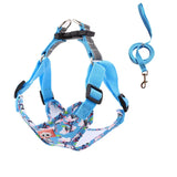 Pet Dog Harness Leash Set Adjustable Puppy Cat Harness Vest French Bulldog Harness Reflective Dog Leash Puppy Harness