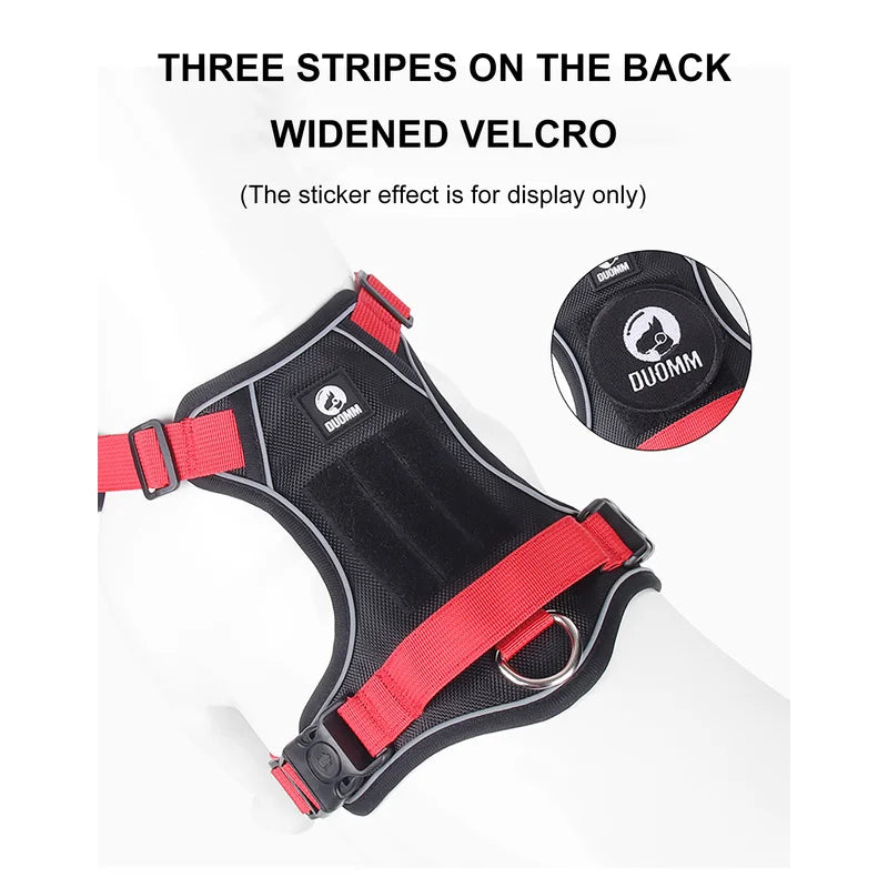 Dog Harness Reflective Midium Large Dogs Tactical Vest Big 1680D Waterproof Oxford Cloth Dog Harnesses Pet Accessoires Supplies