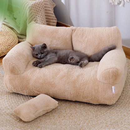 1PC Pet Cat Sofa Detachable Washable All-Season Universal Dog-Friendly Soft Comfortable Couch for Cats And Dogs
