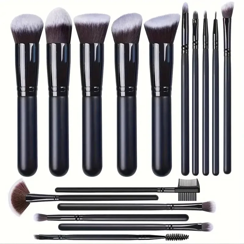 Professional 3/14/16Pcs Makeup Brushes Set Soft Fluffy Eye Shadow Foundation Concealer Blending Blush Brushes Women Beauty Tools