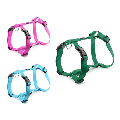 Husky H-Shaped Pet Dog Harness Explosion-Proof Soft Chest Strap Medium Large Dog Traction Durable Nylon Pet Leash Accessories