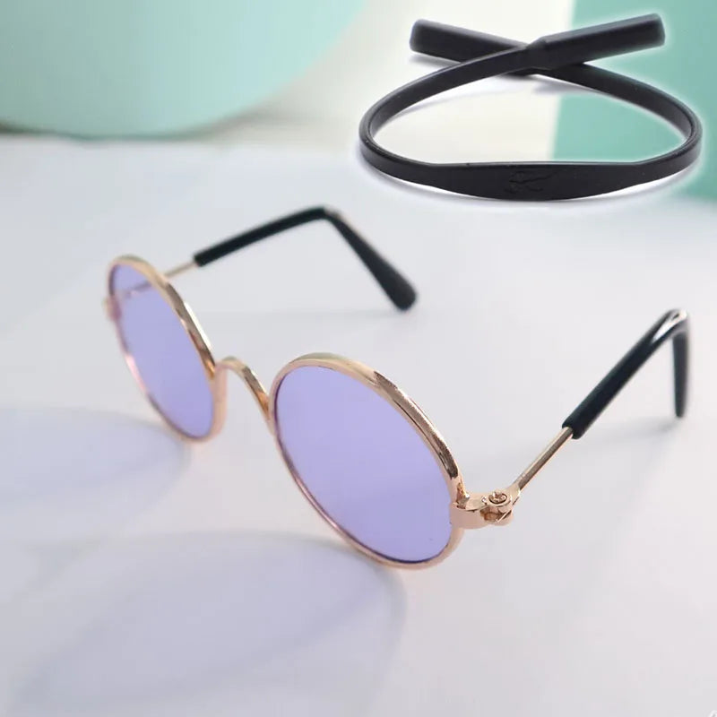 Pet Accessories Cat Glasses Non-slip Kitten Glasses Small Dog Sunglasses Puppy Kitty Cat Sunglasses Cosplay Costume Photos Props