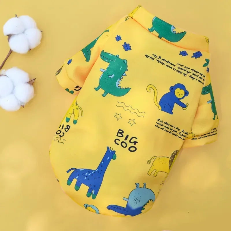 Small Dog Hoodie Coat Winter Warm Pet Clothes for Bulldog Chihuahua Shih Tzu Sweatshirt Puppy Cat Pullover Dogs