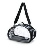 Transparent Foldable Outdoor Pet Travel Carrier Bag Handbag Puppy & Kitten Capsule Transparent Portable Shoulder Strap Bag