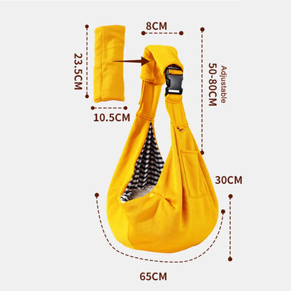 Pet Comfortable Dog Bag Pet Crossbody Shoulder Big Bag Outdoor Travel Portable Cat Puppy Sling Carrier Bag For Small Medium Dogs