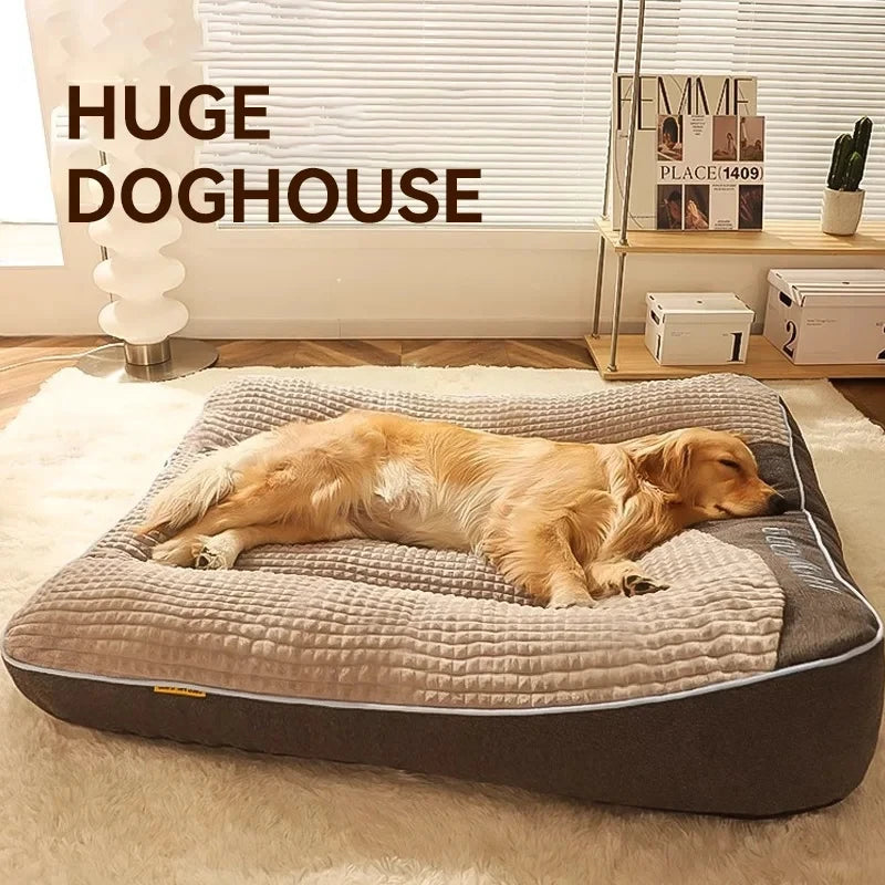 HOOPET Dogs Cats Bed Large Dog Mat Warm Pet Nest Kennel For Small Medium Large Dogs Puppy Kitten Plus Size Sleeping winter