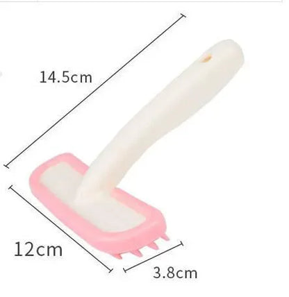 Silicone Small Pet Rabbit Comb Grooming Trimmer Fur Brush For Guinea Pig Chinchilla Cleaning Grooming Tool Accessoires Lapin