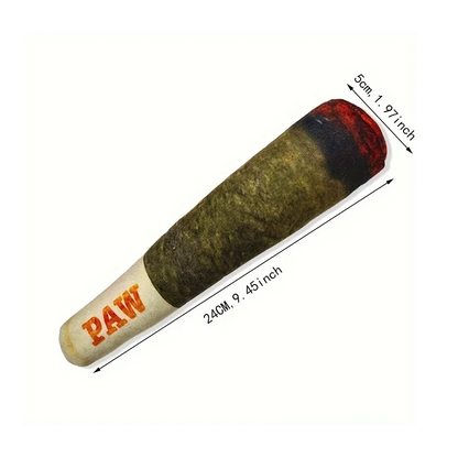 Funny Interactive Dog Toys Cigar Design Plush Squeaky Pet Toys Grinding Teeth Creative Chew Cool Stuffed Gifts for Dog Birthday