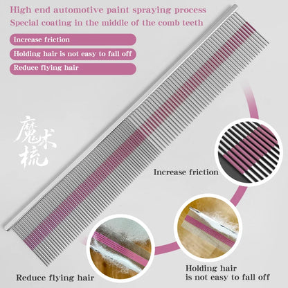 Professional pet grooming magic comb High end car painting process Cat and dog comb Pet Shop Pet School