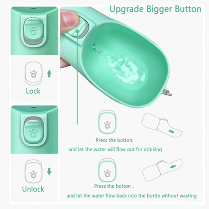 Pet Portable Big Dog Water Bottle for Small Large Dogs Outdoor Hiking Leakproof Puppy Drinking Bowls Golden Retriever Supplies