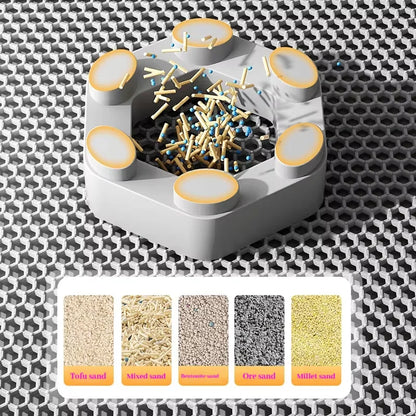 Cat Litter Mat Waterproof Double Layer Cat Litter Trapping Pet Litter Box Mat Clean Pad Products for Cats Accessories