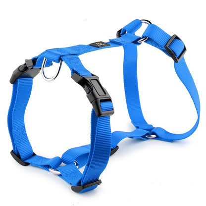 Husky H-Shaped Pet Dog Harness Explosion-Proof Soft Chest Strap Medium Large Dog Traction Durable Nylon Pet Leash Accessories