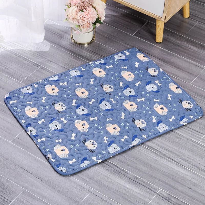 Washable Pet Pee Pad Pet Diaper Mat Reusable Mats for Dogs Dog Bed Urine Washable Dog Training Pad Four Seasons Pet Mat Urine