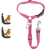 New Solid Two-in-one Pet Car Seat Belt Dog Harness Leash BackSeat Safety Belt Adjustable for Kitten Dogs Collar Pet Accessories