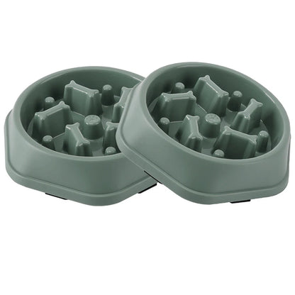Slow Feeder Dog Bowl Anti-choking Slow Feeding Bowls for Dogs Anti-slip Pet Slow Eat Dishes Puzzle Bowls for Small Medium Dogs