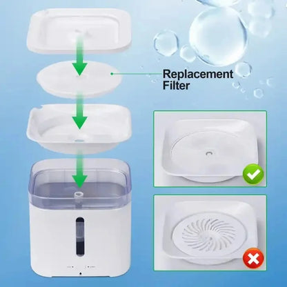 PETKIT Pet Automatic Feeder Filter Cat Water Fountain 5PCS Filter 3.0 Cat Health Water Fountain Replacement Filters Pet Supplies