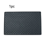 60*40cm Silicone pet feeding mat, cat and dog food mat with overflow protection floor, cat and dog meal mat with water bowl,
